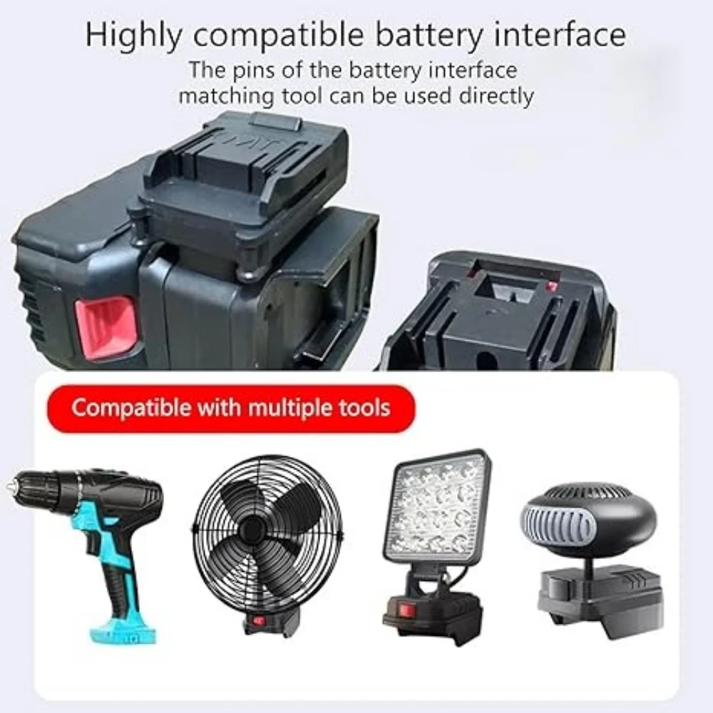 4-1 Stück 2-in-1 Parallelkreis-Batterieadapter-Konverter für Makita 18V BL1830/1840/1850/1860 Elektro-Bohrmaschinen-Zubehörwerkzeug – Detail 5