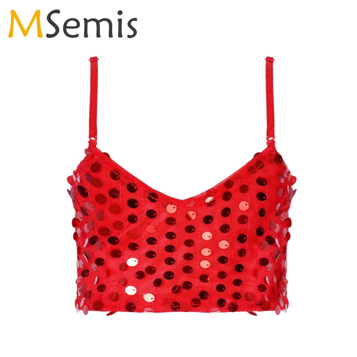 

Детский джазовый укороченный топ для девочек, блестящий женский топ с блестками, майка для балета, современный джазовый костюм, одежда для девочек