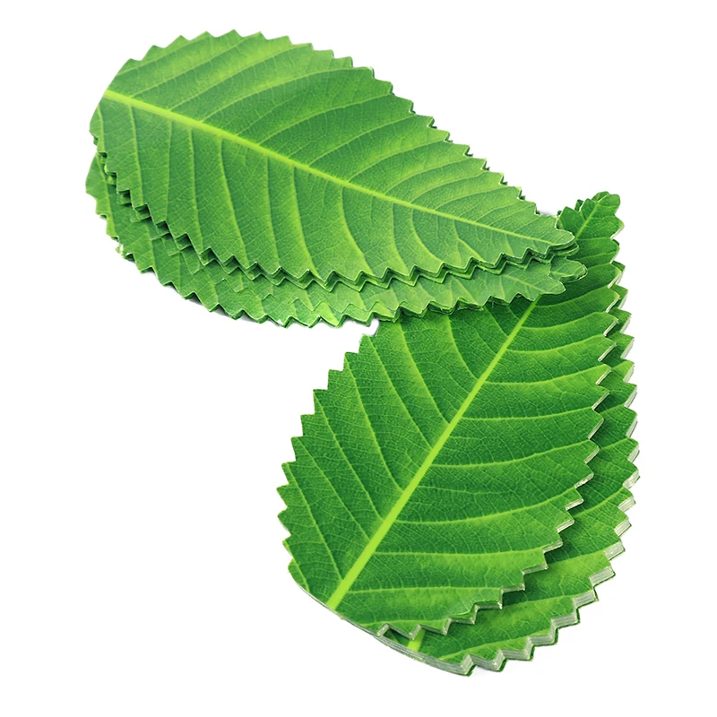 200Pcs Green Leaf Japanese Food Sushi Ornament Leaves Sushi Grass Creative Plastic Leaf Sushi Sashimi Decor Japanese Food Mat