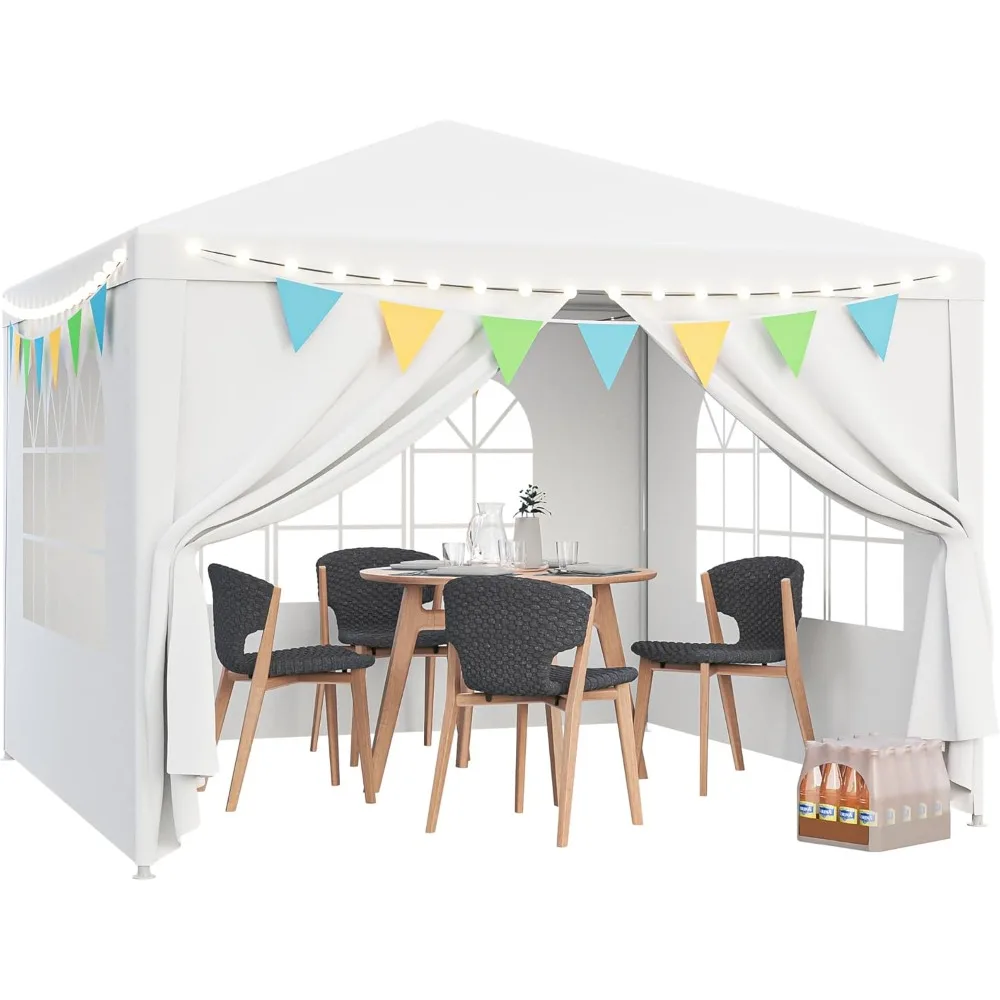 

10'x10' Outdoor Canopy Tent Patio Camping Gazebo Storage Shelter Pavilion Cater Party Wedding BBQ
