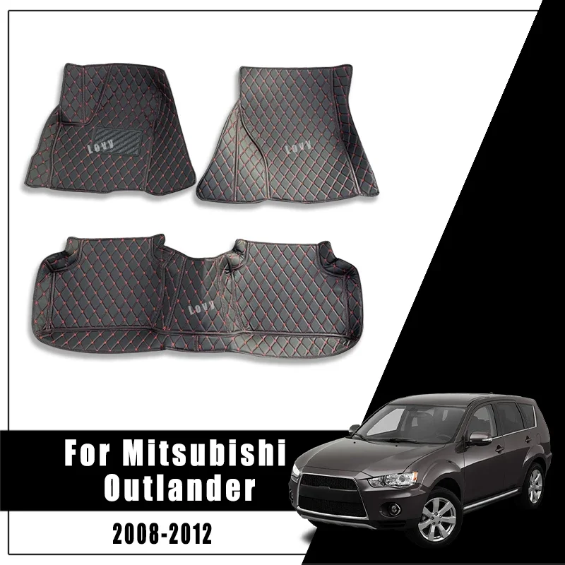 

Для Mitsubishi Outlander 2012 2011 2010 2009 2008, автомобильные коврики, ковры на заказ, аксессуары для салона автомобиля, чехлы, коврики для автомобилей