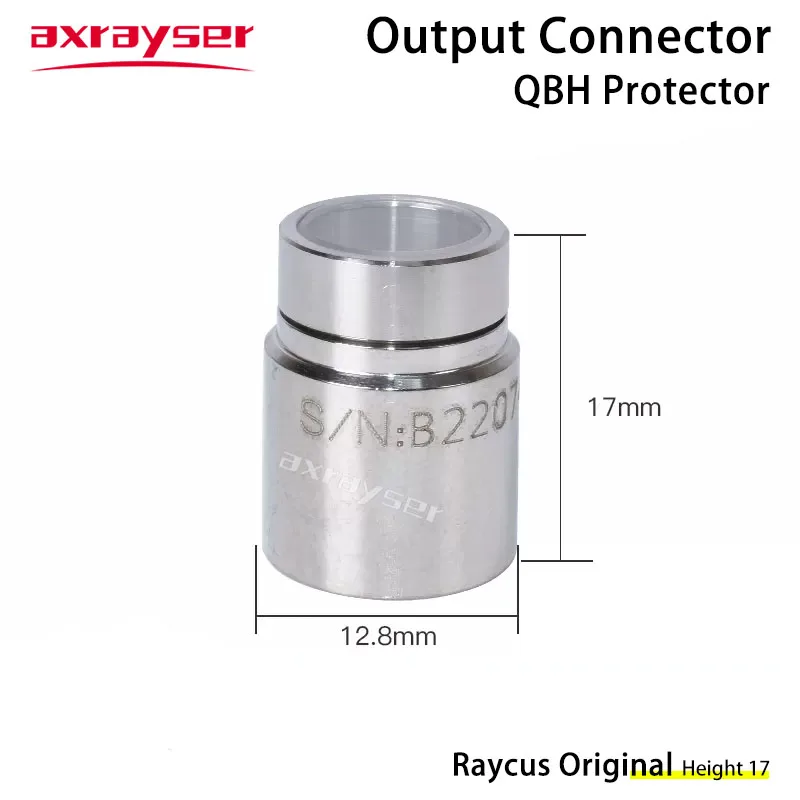 Raycus & Max IPG Ausgangsschutz-Verbindungsstück Linse 1,5KW 3KW Original QBH Faserlaserquellen-Schutzkappe Faseroptikkristall – Detail 5