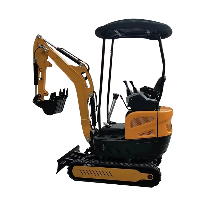 Customized hydraulic grab bucket new compact tracked farm mini excavator for household use