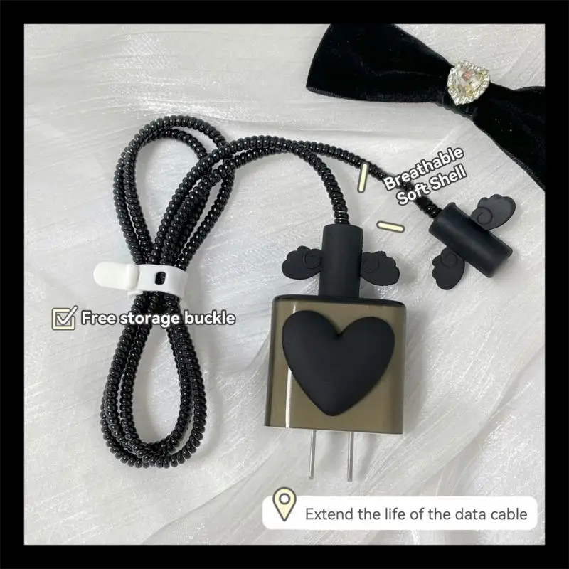 1pcs Suitable  Data  Protective Cover For Iphone11promax Fast Charge 20w Charger Head 13mini