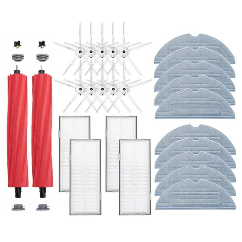 

Vacuum Cleaner Parts For Xiaomi Roborock S7 T7S T7 Plus T7S Plus Main Roll Brush Hepa Filter Side Brush Mop Accessories