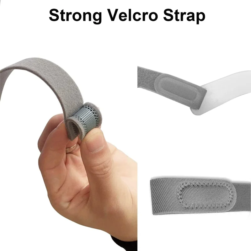 أغطية رأس بديلة CPAP (3 عبوات) مع حزام رأس ناعم قابل للتعديل للذراع لملابس الأحلام #6