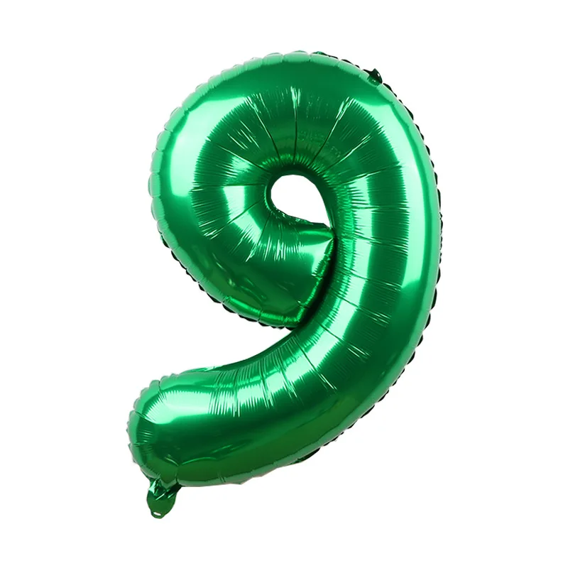 1 Stück 32 Zoll Große Dunkelgrüne Zahlenballons Frühlings-Dschungel-Safari Geburtstagsparty Folienballon 0 1 2 3 4 5 6 7 8 9 Globos Ballons – Detail 15