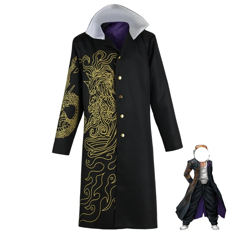 

Anime Danganronpaa Mondo Owada Cosplay Costume Japanese Bosozoku Trench Mondo Owada Coats Halloween Party Costumes