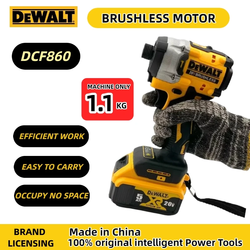 المصنع مباشرة ديوالت DCF860 مثقاب مدمج لاسلكي 20 فولت مفك مثقاب كهربائي بدون فرشاة أدوات كهربائية قابلة لإعادة الشحن