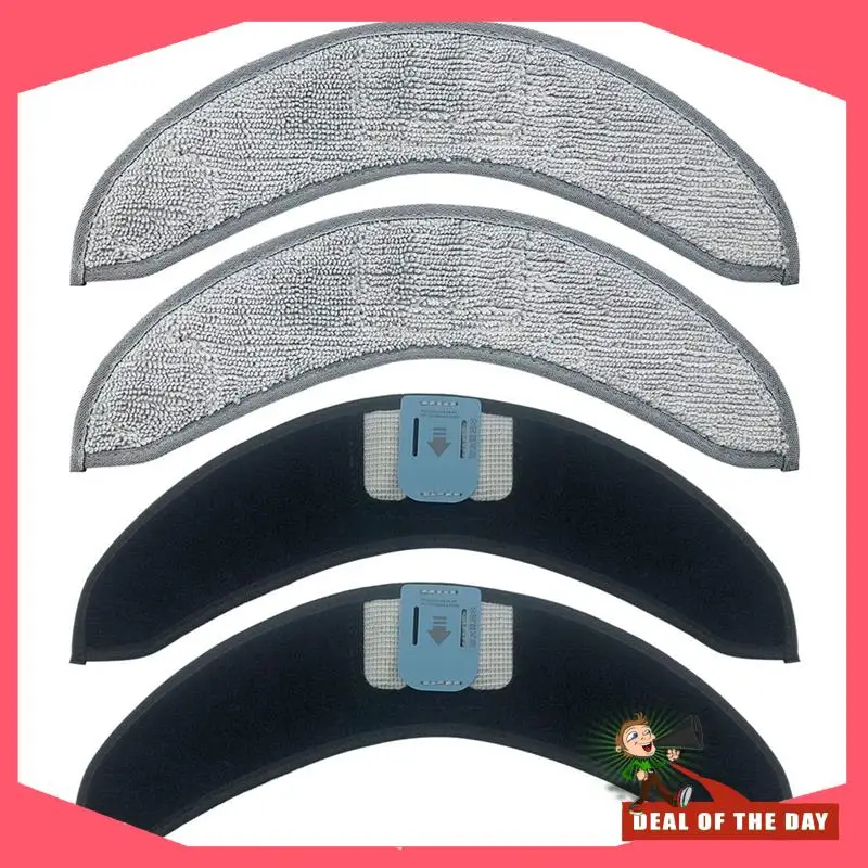 تسليم 24 ساعة 4 قطعة أجزاء ممسحة منصات ل اي روبوت رومبا كومبو J7 + روبوت فراغ ستوكات قابل للغسل قابلة لإعادة الاستخدام تنظيف القماش