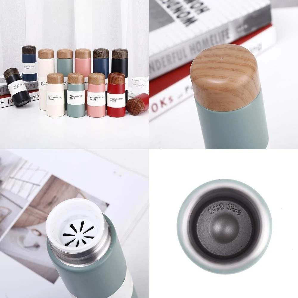 

150/250ml Minimalist Ins Style Mini Thermos Cup for Women Students High Aesthetic Portable Small Capacity Pocket Cup