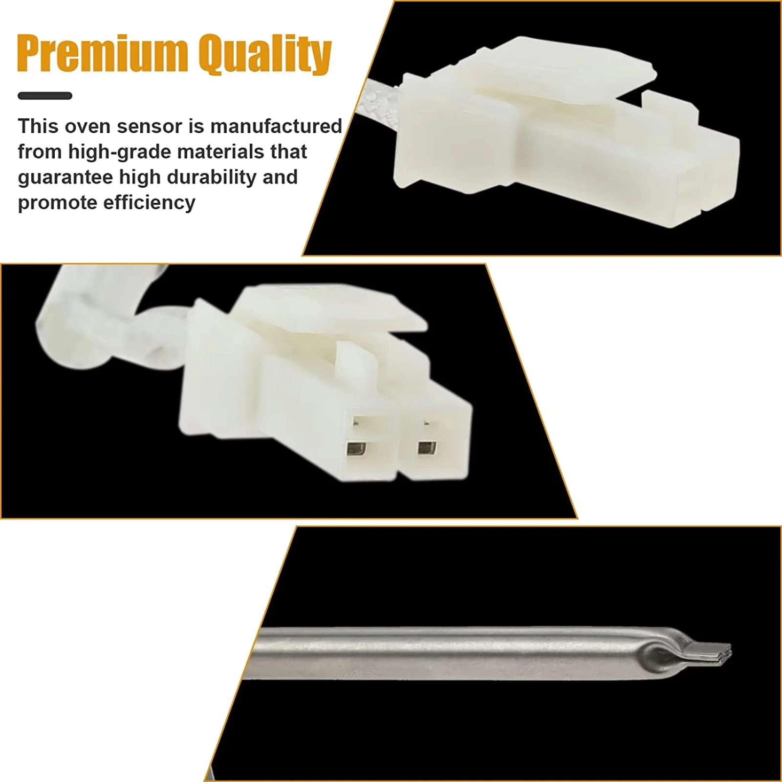 WPW 10131825   Whirlpool Maytag KitchenAid Jenn-Air 用オーブン温度センサー交換品 4455636   WPW 10131825 VP PS 11748765   AP 6015486