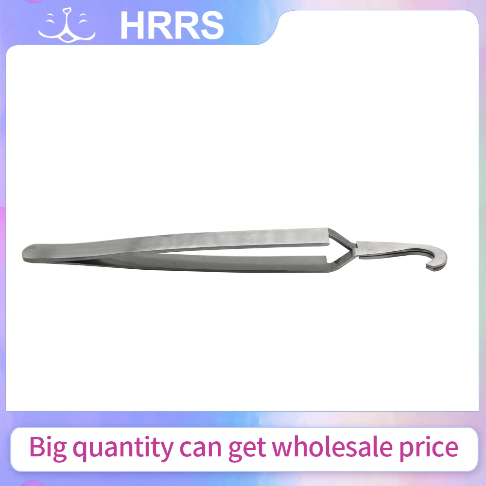 

1Pc Lingual Button Holder Tweezer Stainless Steel Orthodontic Instrument