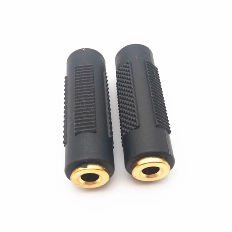 3.5 مللي متر ستيريو محول الصوت جاك أنثى مقرنة محول القابس موصلات مأخذ توصيل محول مطلية بالذهب أنثى إلى 3.5 مللي متر أنثى A6 #6