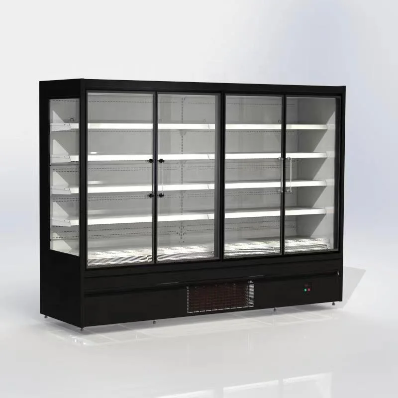 

Customized Convenience Store Commercial Beverage Display Freezer 1/2/3 Upright Glass Doors Cooler