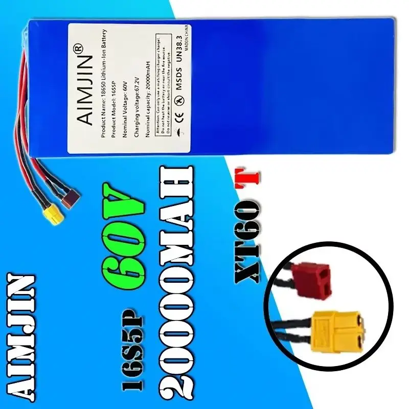 

48V 52V 60V 21700 E-bike Battery Holder with Nickel 16S2P 16S3P 16S4P 16S5P 16S8P Bracket Use in Electric Bike