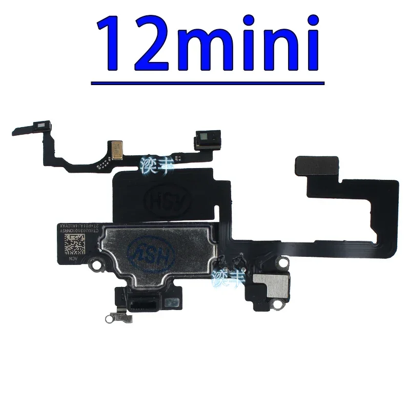 Replacement Parts Top Sound Earpiece Speaker for IPhone X Xs Xr 11 12 Mini Pro Max Proximity Sensor Flex Cable No Face ID