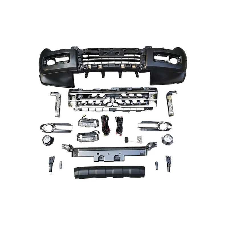 Optimal Assembly Front Bumper Set Compatible With Mitsubishis Pajero Montero Shogun V93 V95 V96 V97 V98