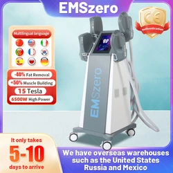 EMSZero-bobina electromagnética Neo para pérdida de peso, HI-EMT de 6500W, adelgazante, forma de construcción muscular, para esculpir el cuerpo, EMS CE 15