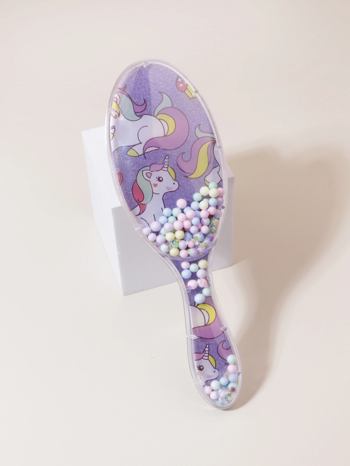 

Мультяшная детская расческа с подушкой безопасности, 1 шт., щетка для волос для салона милых девочек, специально для париков из натуральных волос