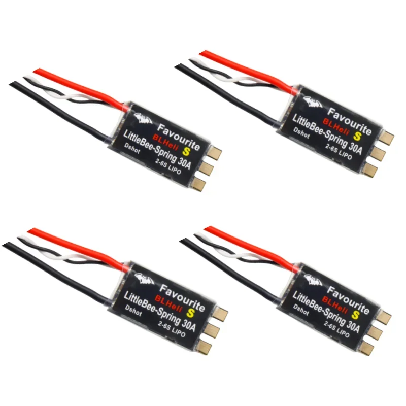 

LittleBee 20A 30A BLHeli-S ESC Support DSHOT OneShot For 2-6S FPV Quadcopter