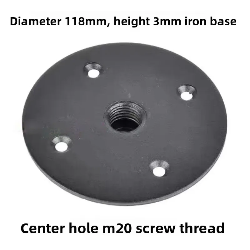 Threaded Subwoofer Base M20 Inner Tooth Base Reinforced Aluminum Bottom Eye with Tooth Base with M20 Tooth Support Rod