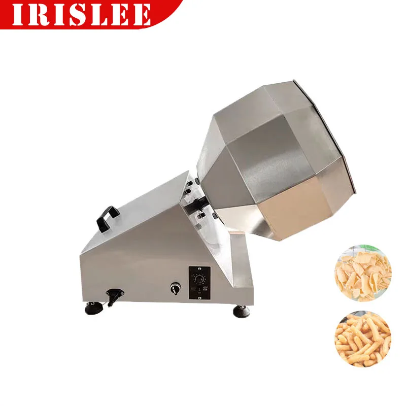 High Quality Seasoning Powder Mixing Blender Machine Snack Food Coating Potato Chips Octagonal Mixer Machine