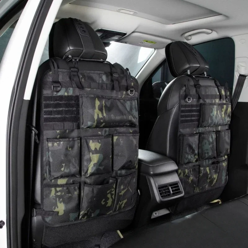 Car Organizer Seat Back Storage Bag Multifunction Camo Hanging Bags Car Stowing Tidying Pocket Interior Accessories 1 Piece