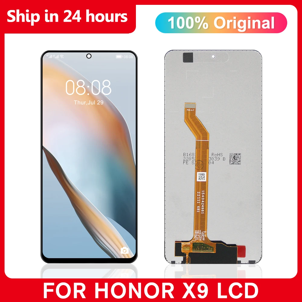 

6,81 "для Honor X9, ЖК-дисплей с рамкой, дигитайзер сенсорного экрана в сборе для замены экрана Honor X9, ЖК-дисплей ANY-NX1