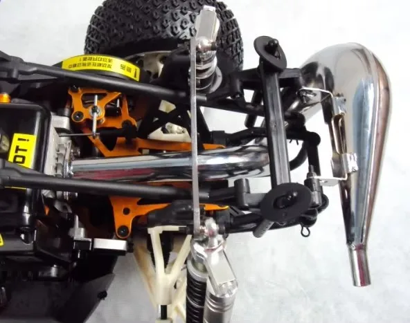 Power boost uitlaatpijp Geforceerde resonantie uitlaatpijp voor 1/5 ROFUN KM HPI BAJA 5B 5T 5SC