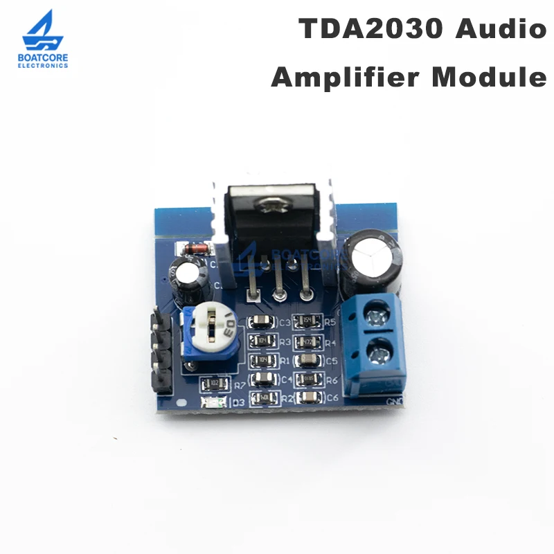 

1 шт. Модуль аудиоусилителя TDA2030, 6-12В, одноканальный усилитель мощности TDA2030A