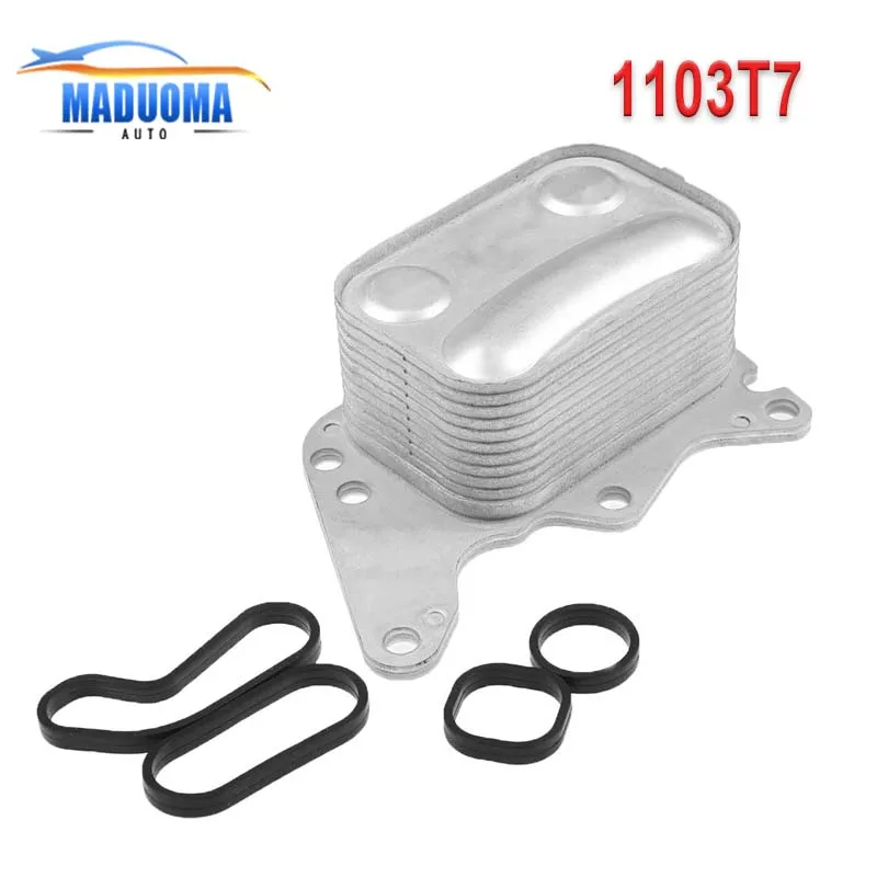 New Oil Cooler 1103.T7 1103T7 11427552687 11427546279 For BMW MINI R552007 2014 Car Accessories