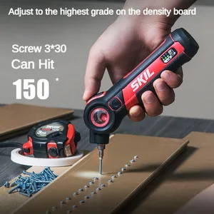 SKIL Mini Elétrica Set chave de fenda, inteligente, escalável, sem fio, Elétrica Screw Driver Set, USB recarregável, ferramentas de perfuração, 5619, 4V 10 principais vendas skil ferramentas - №5