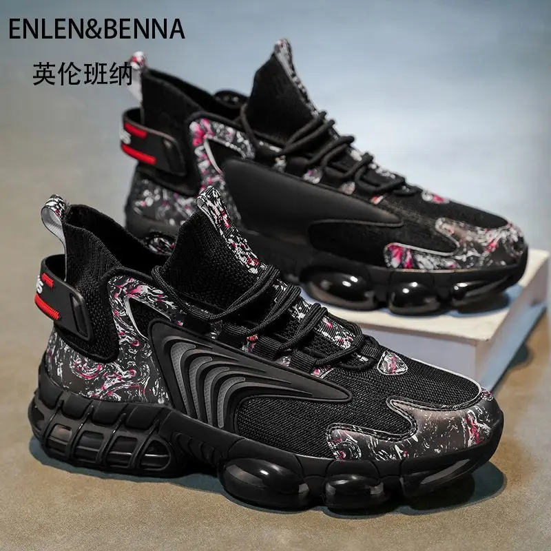 

2025 sports shoes breathable sports new high-quality running fashion men's casual trendy shoes men's shoes