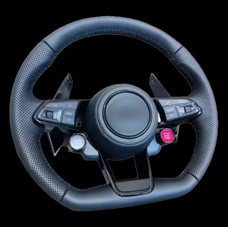 Factory Customizable Carbon Fiber Steering Wheel Universal for A3 RS3 RS4 S3 S5 S7 Q2 Q2L Q5 TT A4 RS6 Q7 Auto Interior