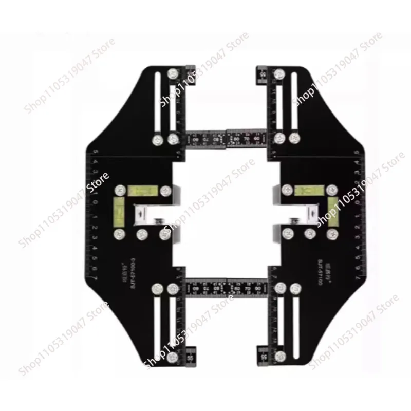 Double Track Elevator Lift Guide Ruler Rail Positioning Ruler