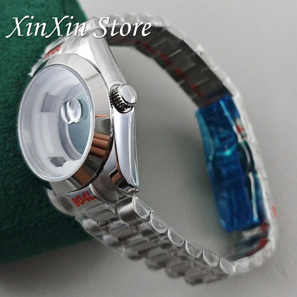 High quality 31mm NH05 Watch Case For Girl Woman Datejust Watch Accessories For NH05 NH06 Movement 24.5mm Dial Jubilee Band image 5