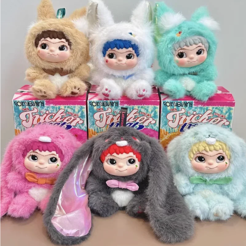 

Оригинальный WAKUKU озорный дневник с лисой и кроликом, серия слепых коробок, плюшевая кукла, игрушка в подарок для девочек, экшн-фигурка, коллекционная