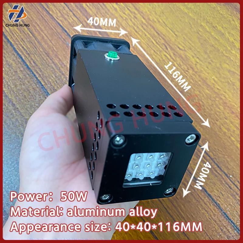 Handheld Portable Air-Cooled UV LED Curing Lamp High-Power Fast Drying UV Ink Shadowless Adhesive Resin Drying and Curing UV Lam
