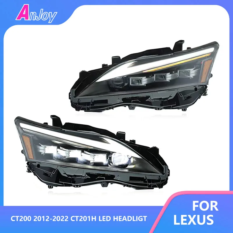 FOR Lexus CT200 2011-2020 H Front Light Led Head Lamp Upgrade Dynamic LED Tool Car Accessories Plug And Play