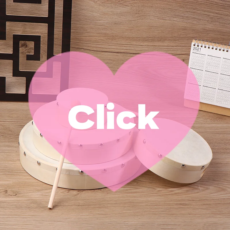 

Frame Drums 4/6/7/8/9/10 Inch Hand Drum Wood Drum With Drum Stick Set Musical Game Kids Educational Toy Percussion Instrument