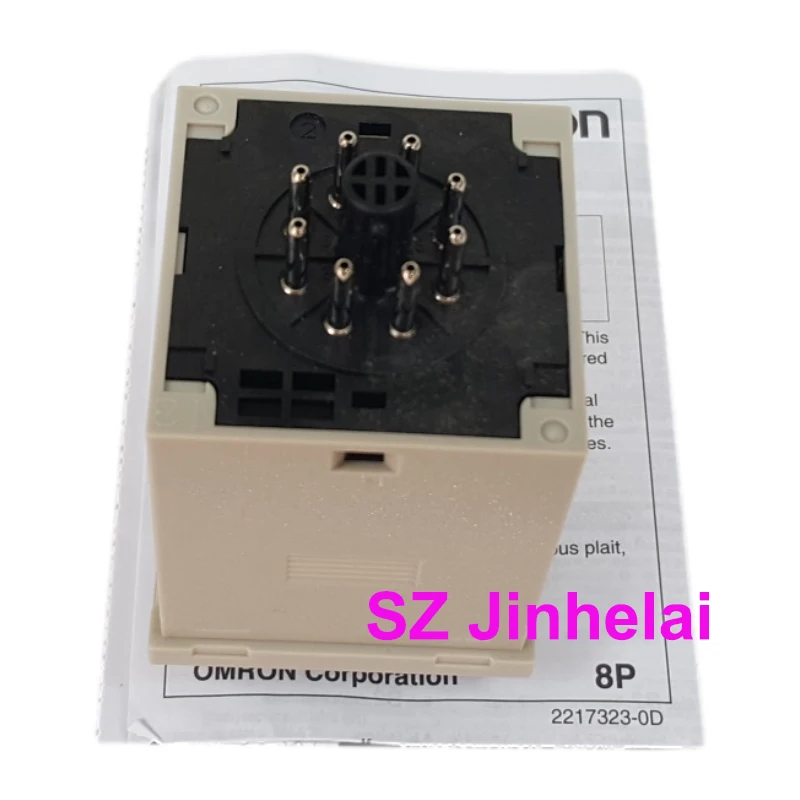 Omron Authentic Original H3CR-A8 H3CR-A8E Time Relay Time Calculator Solid State Timer 100-240VAC or 24-48VAC/12-48VDC