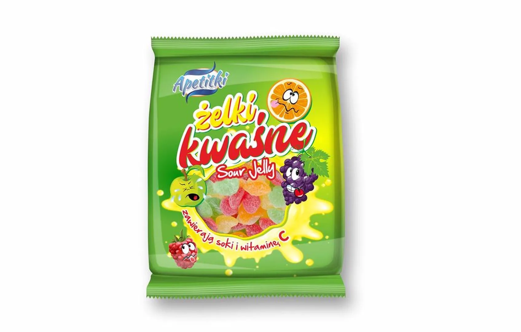 Apetitki Żelki kwaśne 80 g