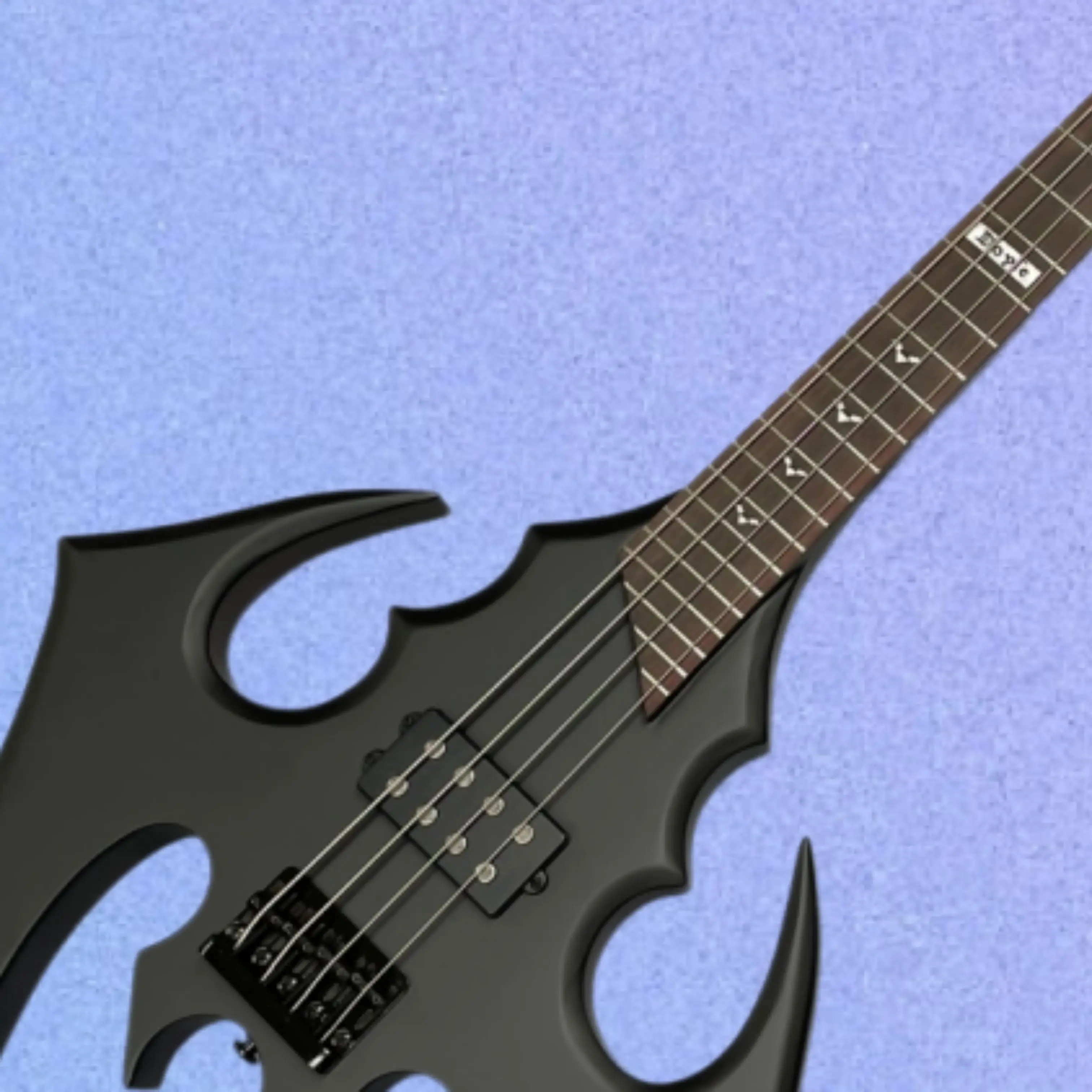 Matte Black 4-string Electric Bass Guitar with Mahogany Body, 27-Fret Rosewood Fingerboard Guitars,  Dual Coil Pickups Guitarra
