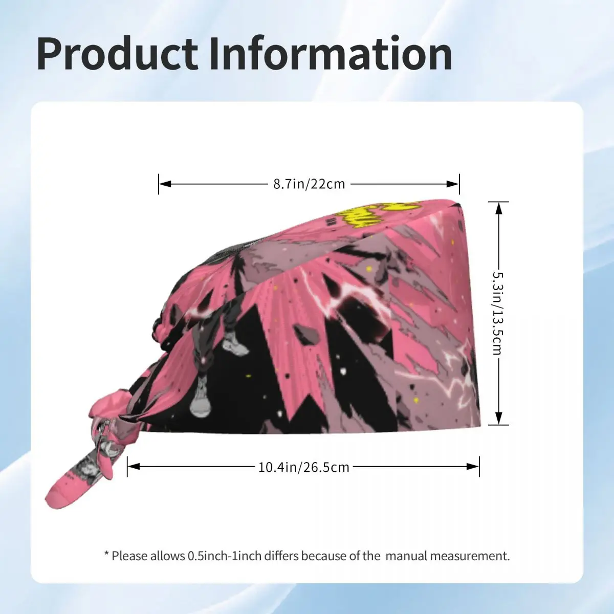 مخصص مضحك أنيمي ماجين Buues الموظفين الطبيين الدعك قبعة الرجال النساء طبيب التمريض الجراحية قبعة فرك قبعات