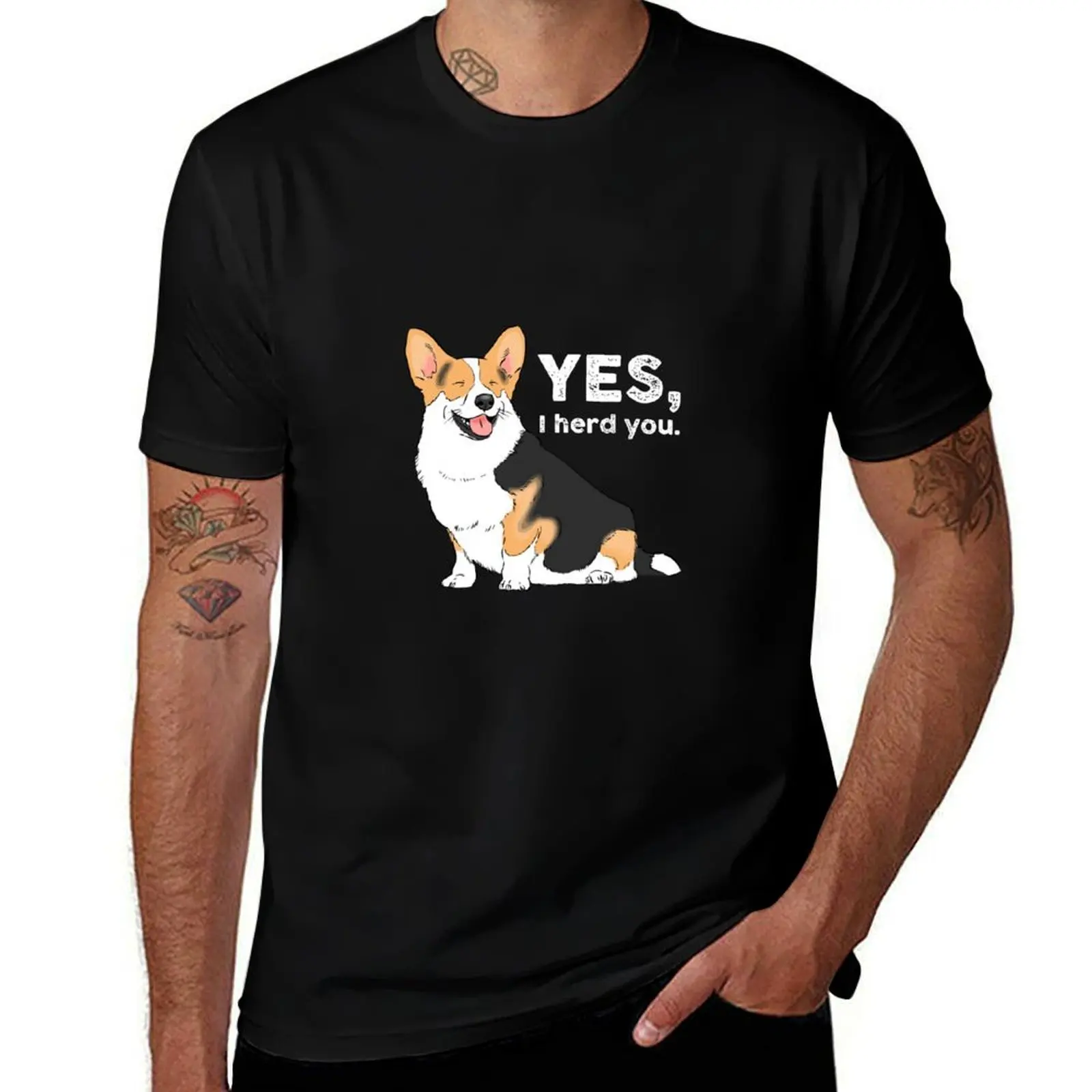

Yes I Herd You Corgi Funny Corgi Corgi Mom Lover T-Shirt funny t shirts man man graphic t shirt T-Shirt