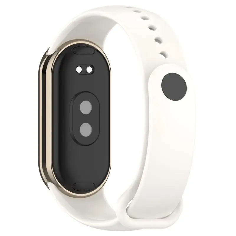 تصميم حزام المكونات المعدنية، متين Mi Band 8، سهل الاستخدام، موصل معدني وظيفي، بديل لنشاط معصمه