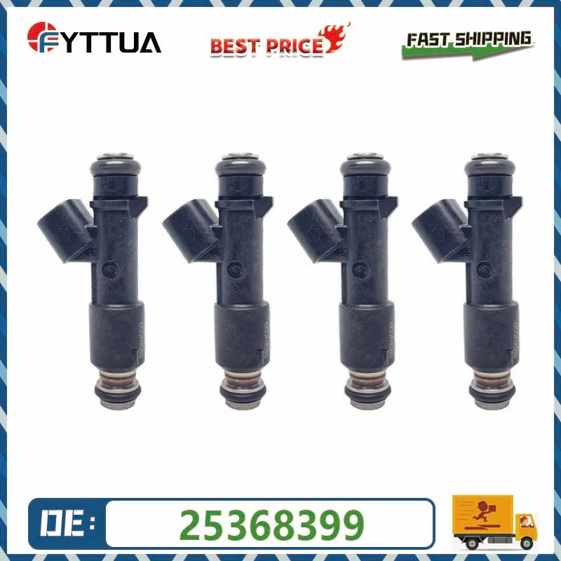 

4pcs Fuel injector 25368399 for DFM DFSK Glory 330 V27 C37 Car Accessories Automobile Spare Parts