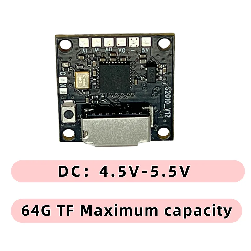 Os vídeos do módulo de gravação SLONWAKE MINI DVR podem ser relacionados com capacidade máxima de 64G TF para drones de asa fixa de fotografia aérea FPV.