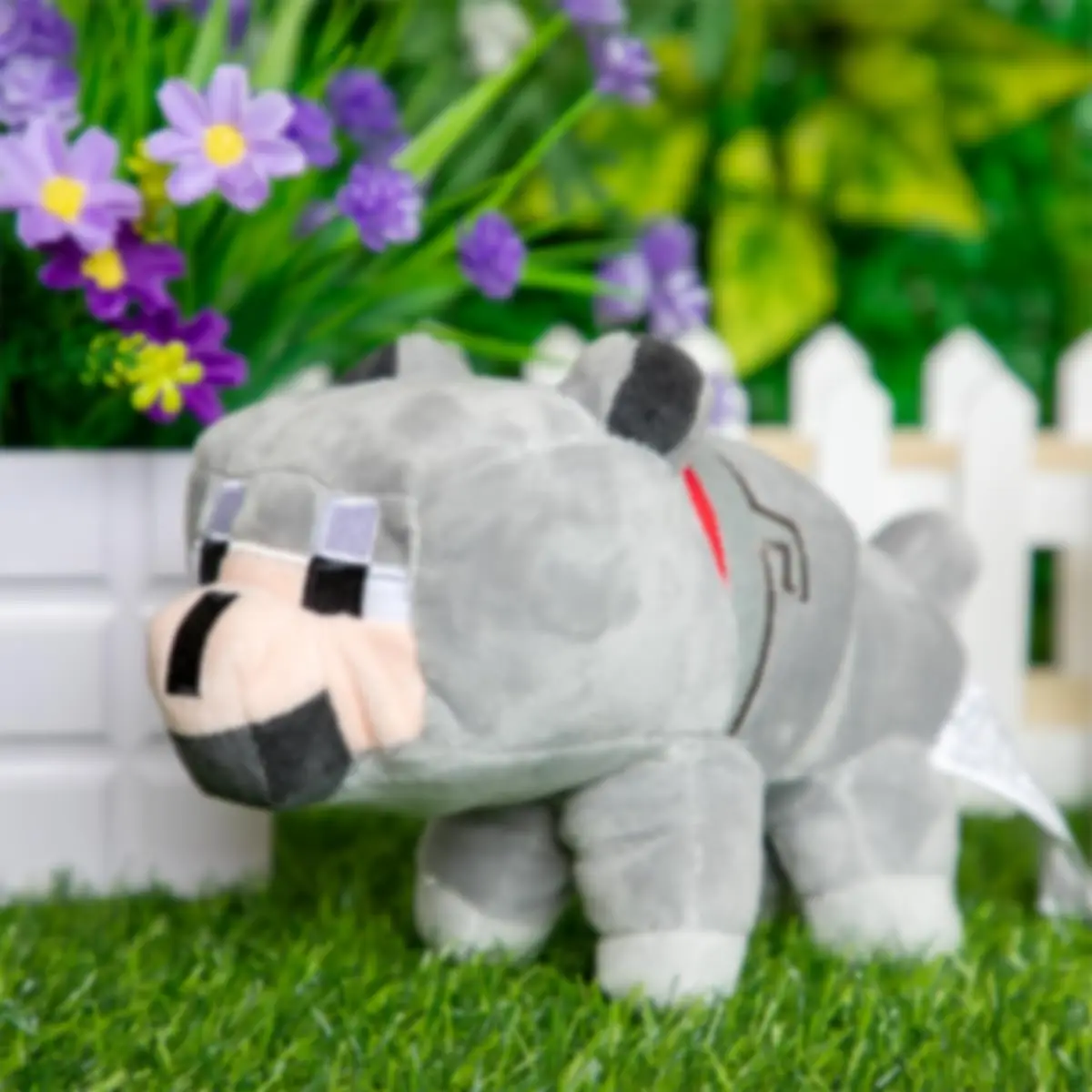 ตุ๊กตาหมาป่าขนนุ่ม ขนาด 8.3 นิ้ว ของเล่นตุ๊กตาหมาป่าสำหรับเด็กชายและเด็กหญิง ของขวัญวันเกิดและวันขอบคุณพระเจ้าสำหรับเด็กและแฟนๆ